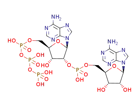 5'-O-triphosphoadenylyl-(2'->5')-adenosine