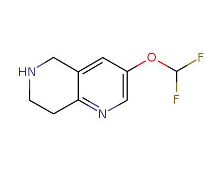 1,6-NAPHTHYRIDINE,3-(DIFLUOROMETHOXY)-5,6,7,8-TETRAHYDRO-CAS