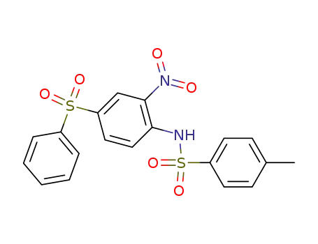 toluene-4-sulfonic acid-(4-benzenesulfonyl-2-nitro-anilide)
