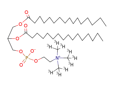 Molecular Structure of 66030-24-8 (PHOSPHATIDYLCHOLINE, L-ALPHA-DIPALMITOYL, [CHOLINE-METHYL-3H])