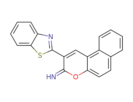 2-(benzothiazol-2-yl)-3H-benzochromen-3-imine