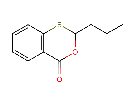 Molecular Structure of 6629-33-0 (2-Propyl-4H-3,1-benzoxathiin-4-one)