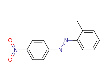 Molecular Structure of 7030-18-4 ((E)-1-(2-methylphenyl)-2-(4-nitrophenyl)diazene)