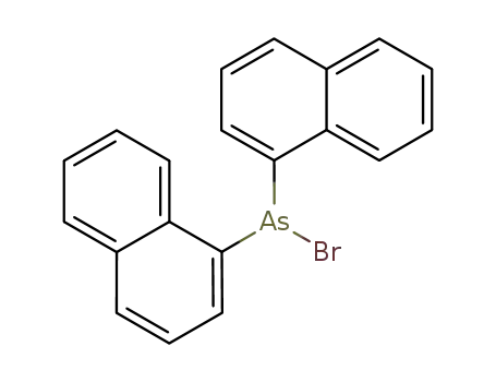 Molecular Structure of 6625-33-8 (dinaphthalen-1-ylarsinous bromide)