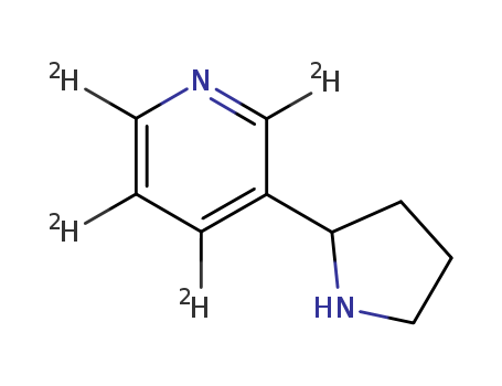 Pyridine-2,3,4,6-d4,5-(2-pyrrolidinyl)- (9CI)