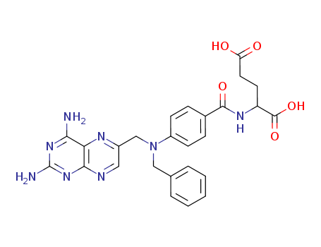 L-Glutamic acid,N-[4-[[(2,4-diamino-6-pteridinyl)methyl](phenylmethyl)amino]benzoyl]- cas  70280-73-8