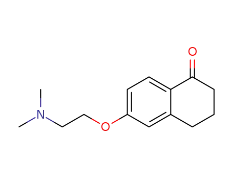 Molecular Structure of 62325-06-8 (1(2H)-Naphthalenone, 6-[2-(dimethylamino)ethoxy]-3,4-dihydro-)