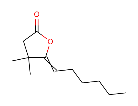 5-((Ξ)-hexylidene)-4,4-dimethyl-dihydro-furan-2-one