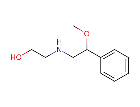 Molecular Structure of 6597-93-9 (2-[(2-methoxy-2-phenylethyl)amino]ethanol)