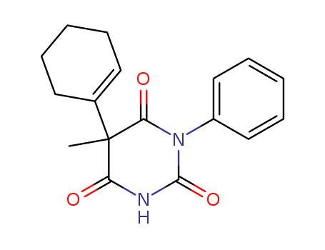 2,4,6(1H,3H,5H)-Pyrimidinetrione,5-(1-cyclohexen-1-yl)-5-methyl-1-phenyl-