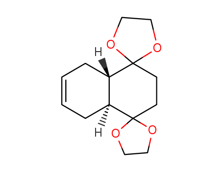Dispiro[1,3-dioxolane-2,1'(4'H)-naphthalene-4',2''-[1,3]dioxolane],2',3',4'a,5',8',8'a-hexahydro- (7CI,9CI)