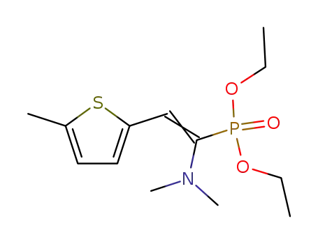 [1-dimethylamino-2-(5-methylthiophen-2-yl)vinyl]-phosphonic acid diethyl ester