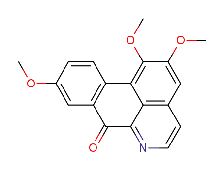 Molecular Structure of 70403-81-5 (1,2,9-TRIMETHOXY-7-OXOAPOORPHINE)