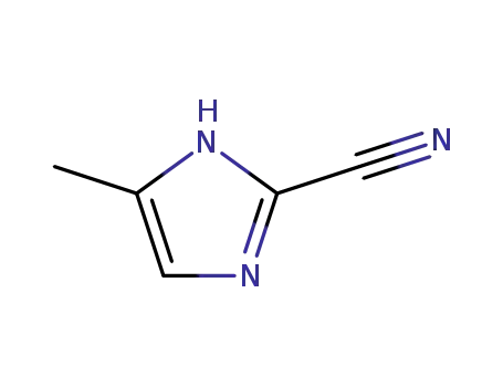 Molecular Structure of 70631-95-7 (4-Methyl-1H-iMidazole-2-carbonitrile)
