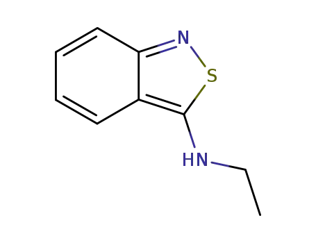 Molecular Structure of 703-83-3 (N-Ethyl-2,1-benzisothiazol-3-amine)