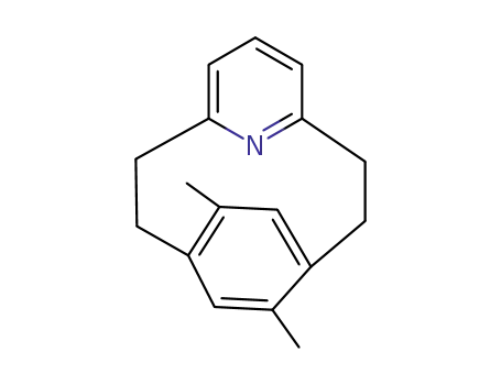 Molecular Structure of 70389-13-8 (16-Azatricyclo(9.2.2.14,8)hexadeca-4,6,8(16),11,13,14-hexaene, 12,14-d imethyl-)