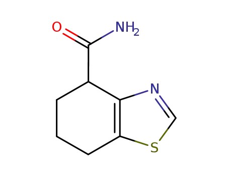 Molecular Structure of 95203-24-0 (4-Benzothiazolecarboxamide, 4,5,6,7-tetrahydro-)