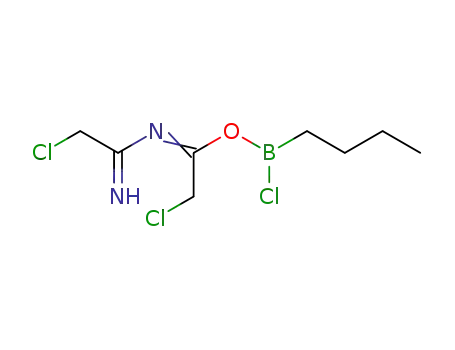 N1-[1-[(Butylchloroboryl)oxy]-2-chloroethylidene]-2-chloroethanimidamide