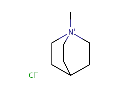 Molecular Structure of 70275-59-1 (1-methyl-1-azoniabicyclo[2.2.2]octane chloride)