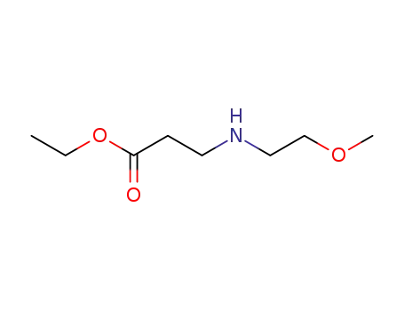 Molecular Structure of 66092-67-9 (Ethyl 3-[(2-methoxyethyl)amino]propanoate)