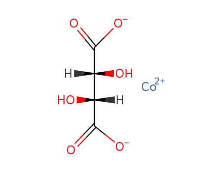 Molecular Structure of 815-80-5 (Butanedioic acid, 2,3-dihydroxy- (2R,3R)-, cobalt(2+) salt (1:1))