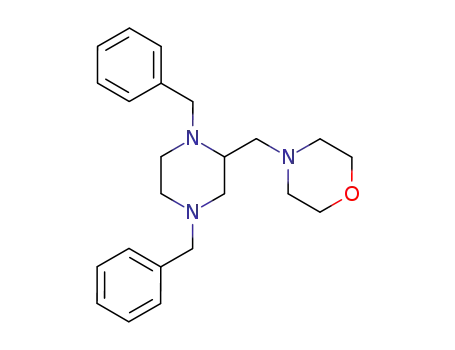 4-(1,4-dibenzyl-piperazin-2-ylmethyl)-morpholine