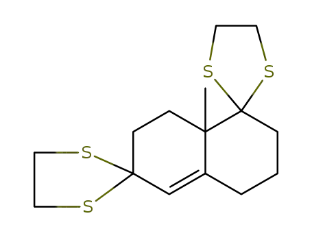4a-methyl-1,2,3,4,4a,5,6,7-octahydrodispiro([1,3]-dithiolane-2,4'-naphthalene-7'-2''-[1,3]-dithiolane)