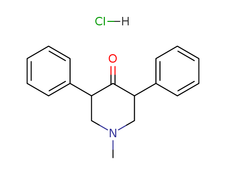 4-Piperidinone,1-methyl-3,5-diphenyl-, hydrochloride (1:1) cas  7037-92-5