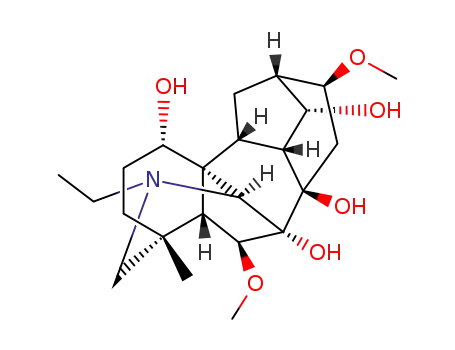 20-ethyl-6β,16β-dimethoxy-4-methyl-aconitane-1α,7,8,14α-tetraol