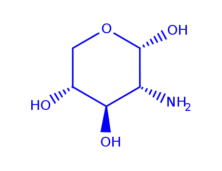 Molecular Structure of 705916-73-0 (alpha-L-Xylopyranose, 2-amino-2-deoxy- (9CI))