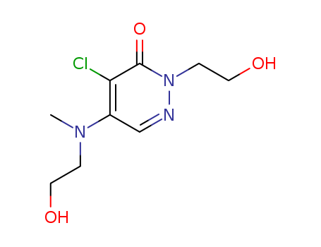 3(2H)-Pyridazinone,4-chloro-2-(2-hydroxyethyl)-5-[(2-hydroxyethyl)methylamino]-