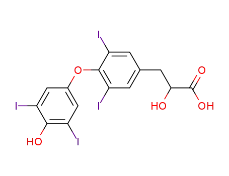 2-Hydroxy-3-[4-(4-hydroxy-3,5-diiodophenoxy)-3,5-diiodophenyl]propanoic acid
