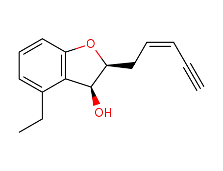(2S,3S)-4-Ethyl-2-((Z)-pent-2-en-4-ynyl)-2,3-dihydro-benzofuran-3-ol