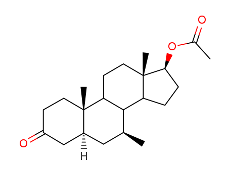 Androstan-3-one,17-(acetyloxy)-7-methyl-, (5a,7b,17b)- (9CI) cas  70841-90-6