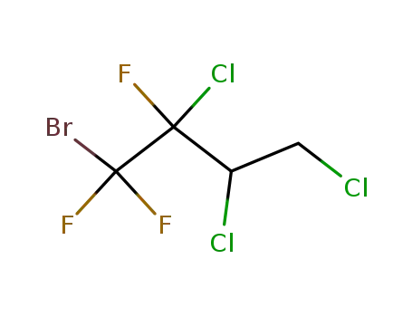 Molecular Structure of 664-03-9 (1-BROMO-2,3,4-TRICHLORO-1,1,2-TRIFLUOROBUTANE)