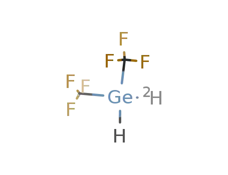 (CF<sub>3</sub>)2GeH<sup>(2)</sup>H