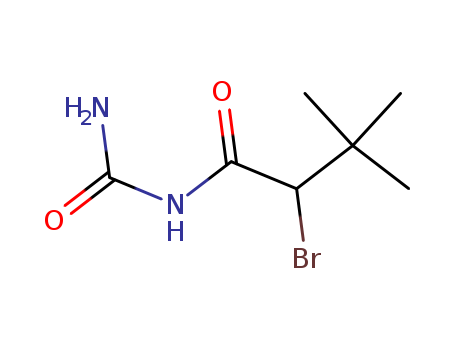 Butanamide,N-(aminocarbonyl)-2-bromo-3,3-dimethyl- cas  6632-50-4