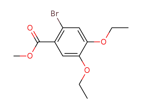 4,5-diethoxy-2-bromo-benzoic acid methyl ester