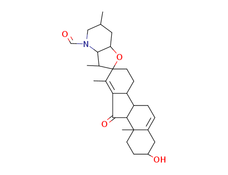 Veratraman-28-carboxaldehyde,17,23-epoxy-3-hydroxy-11-oxo-, (3b,23b)- (9CI)