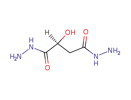 Molecular Structure of 6641-30-1 (DL-Malic acid dihydrazide)