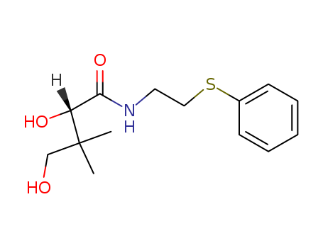 Butyramide,2,4-dihydroxy-3,3-dimethyl-N-[2-(phenylthio)ethyl]-, (+)- (8CI) cas  6641-86-7