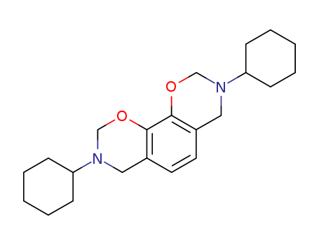 Benzo[1,2-e:4,3-e']bis[1,3]oxazine,3,8-dicyclohexyl-2,3,4,7,8,9-hexahydro- (7CI,8CI) cas  6641-21-0