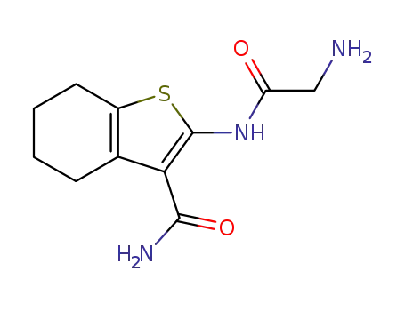 2-glycylamino-4,5,6,7-tetrahydro-benzo[<i>b</i>]thiophene-3-carboxylic acid amide