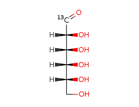 Molecular Structure of 70849-28-4 (D-Allose-13C)