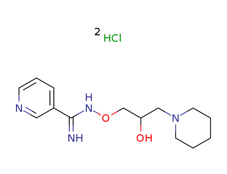 N-(2-HYDROXY-3-(PIPERIDIN-1-YL)PROPOXY)NICOTINIMIDAMIDE DIHYDROCHLORIDE