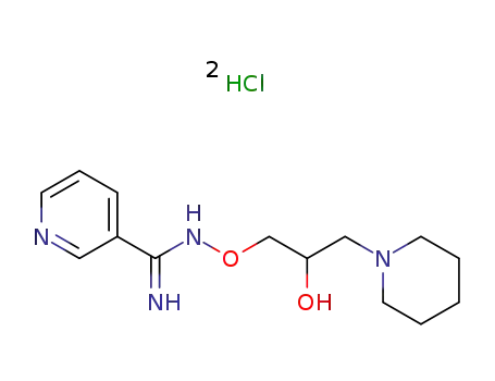 Molecular Structure of 66611-37-8 ((Z)-N'-(2-hydroxy-3-(piperidin-1-yl)propoxy)nicotiniMidaMide)