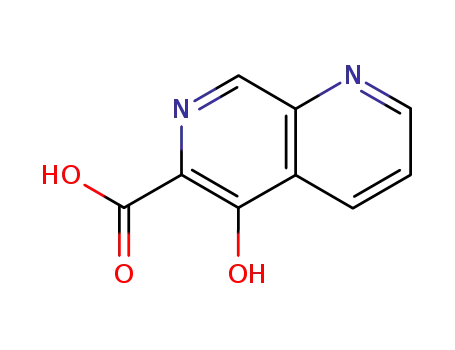 Molecular Structure of 70730-35-7 (1,7-Naphthyridine-6-carboxylicacid,5-hydroxy-(9CI))