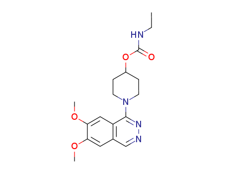 Carbamic acid,N-ethyl-, 1-(6,7-dimethoxy-1-phthalazinyl)-4-piperidinyl ester