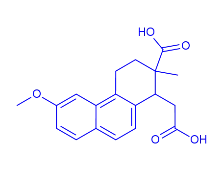 1-(Carboxymethyl)-6-methoxy-2-methyl-1,2,3,4-tetrahydrophenanthrene-2-carboxylic acid