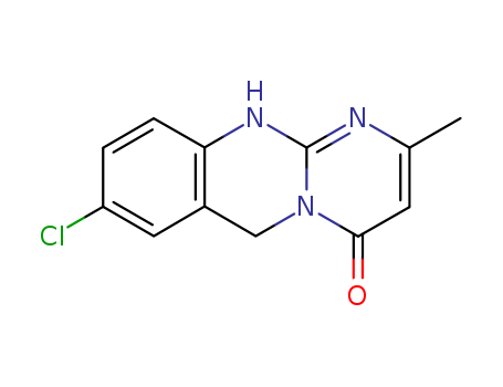 4H-Pyrimido[2,1-b]quinazolin-4-one,8-chloro-6,11-dihydro-2-methyl- cas  66424-86-0